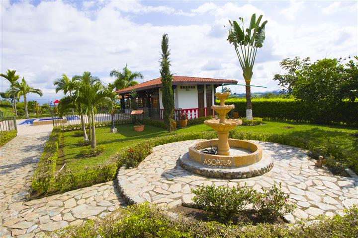 fuente de agua  Casa Campestre Venecia